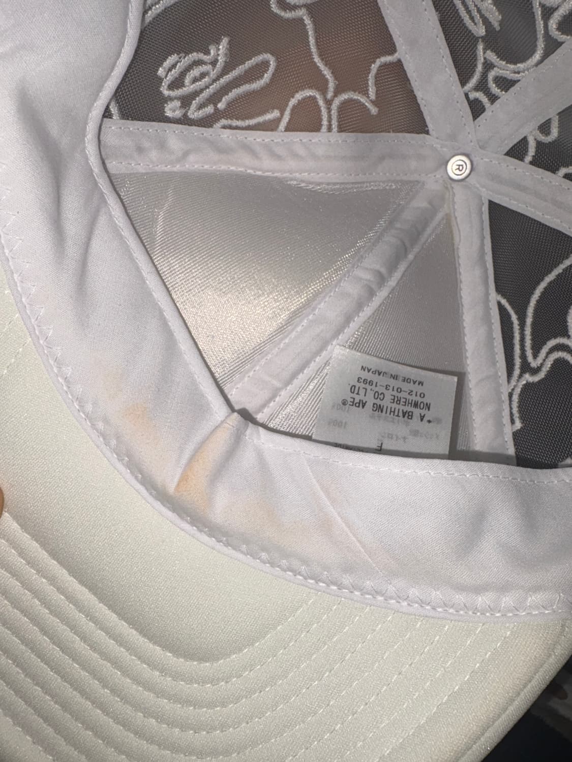 Bape 베이프 카모 메쉬 로고 모자 상품이미지4