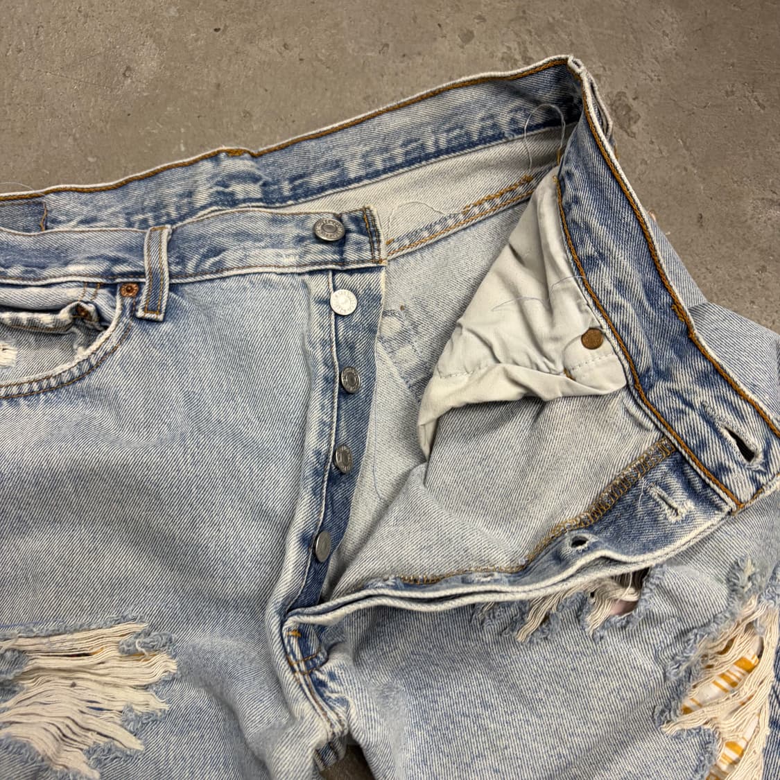 리바이스 501 미키마우스 커스텀 청바지[1835] 상품이미지6