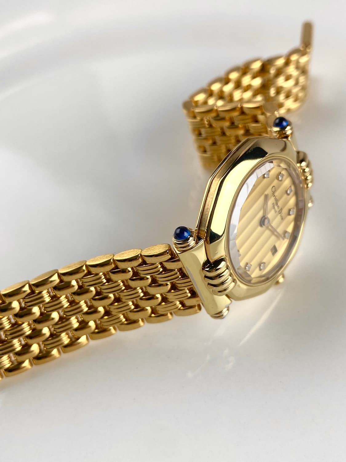 DIOR round octagon gold watch 상품이미지4