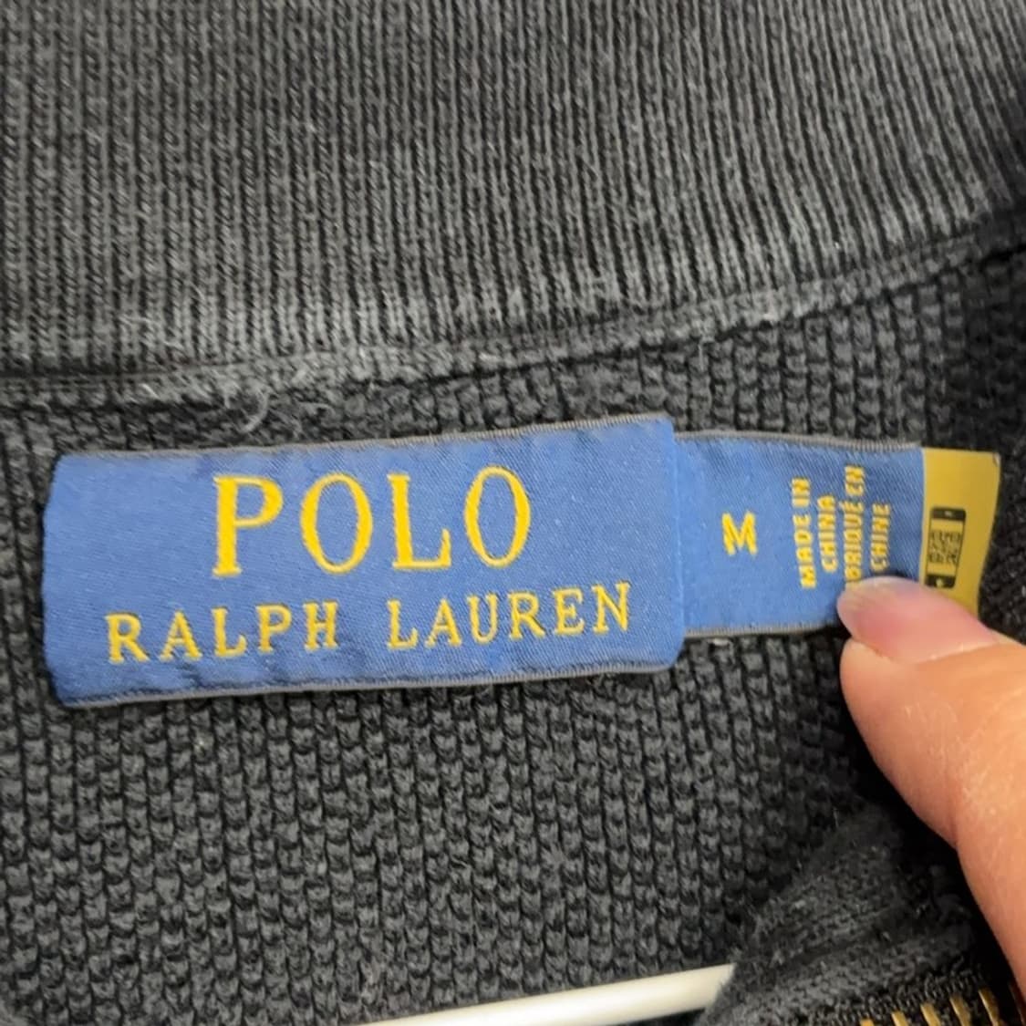 폴로 랄프로렌 신형 QR 반집업 니트 M P00089 상품이미지3