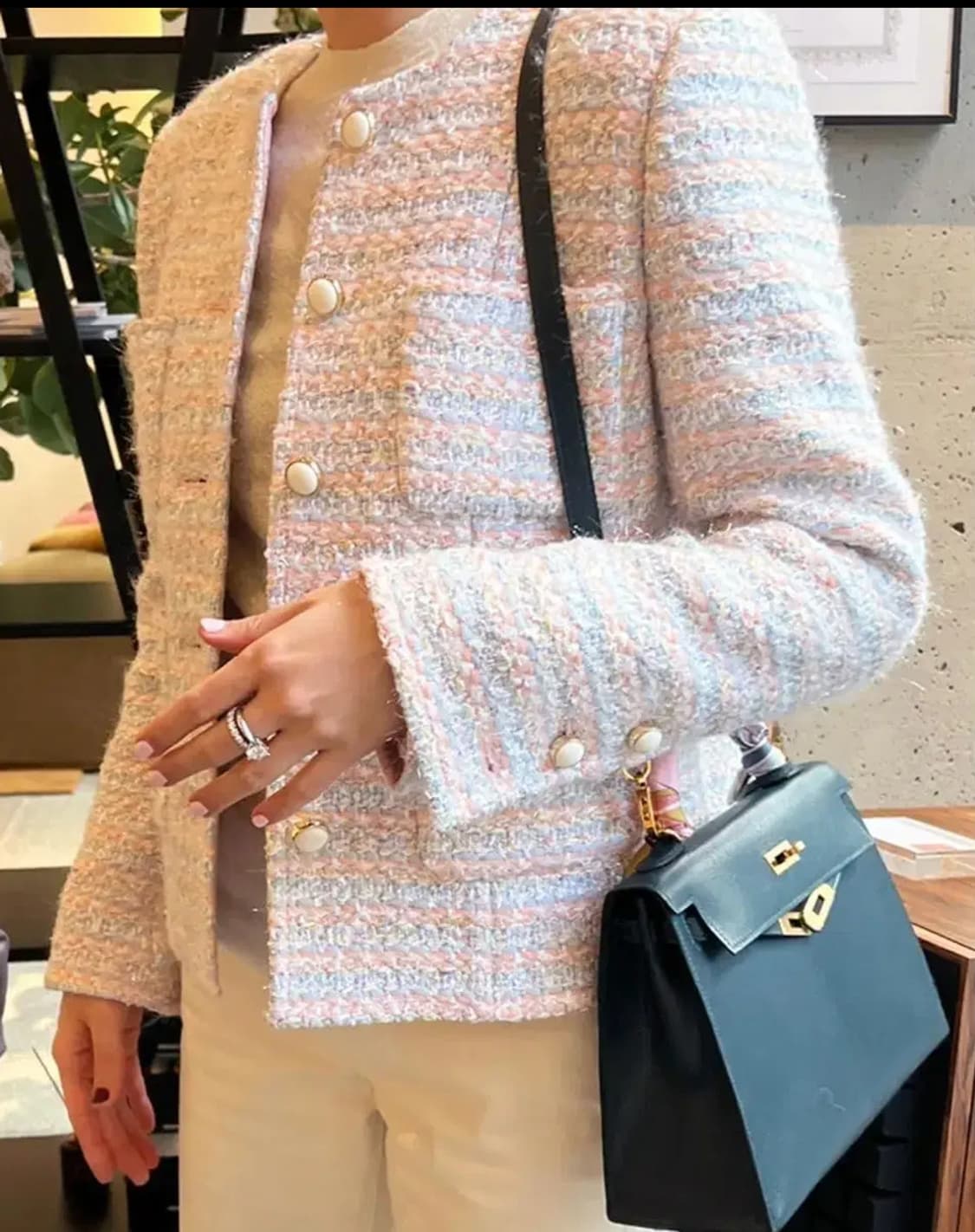 쎄모먼 액트3 트위드 자켓 상품이미지1