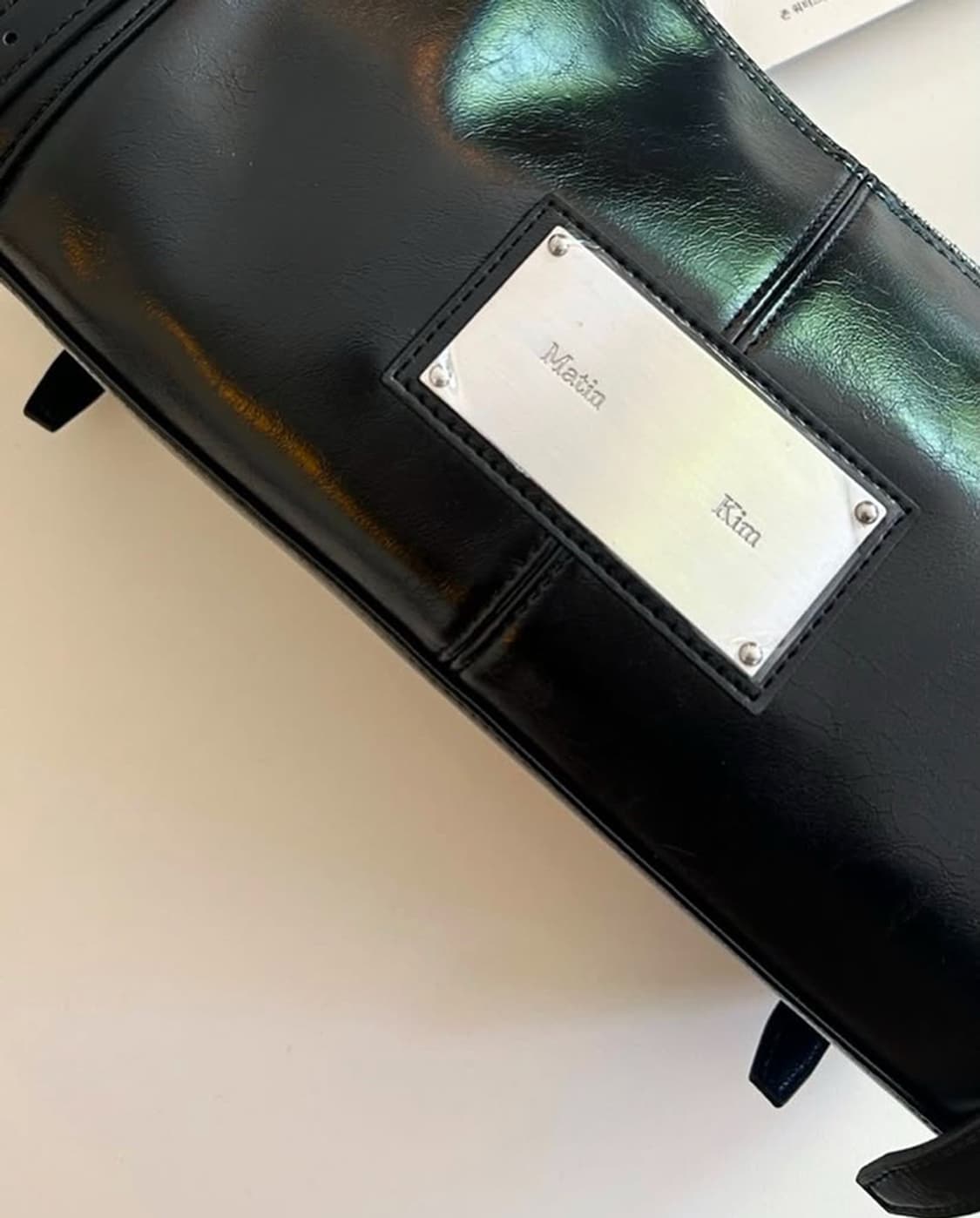 [OS] 마뗑킴 버클 스트랩 숄더백 블랙 상품이미지6