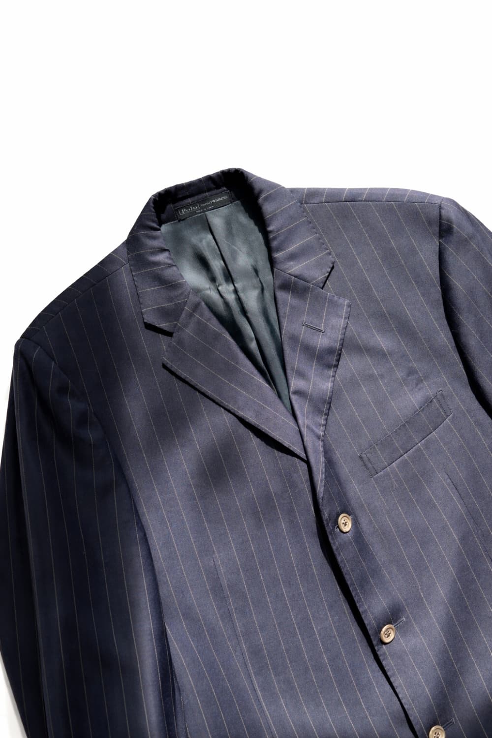 폴로 랄프로렌 3 버튼 울 블레이져 42R Italy Made 상품이미지2