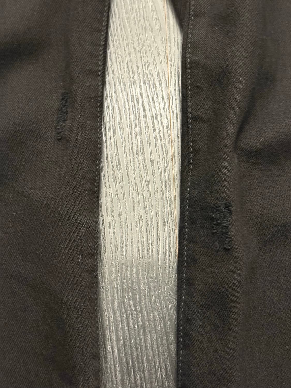 생로랑 스트레이트 핏 블랙 데님 33 상품이미지2