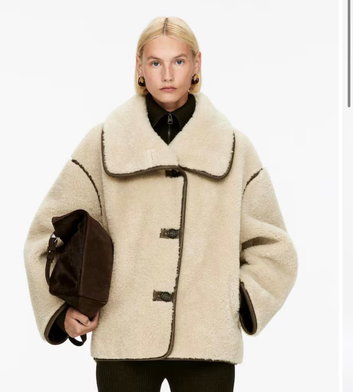 아르켓 숏파일자켓 테디자켓 포퍼  상품이미지2