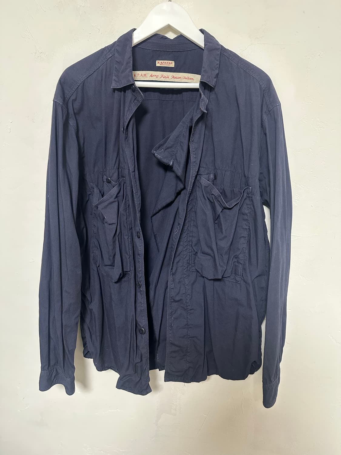 Kapital broad anorak shirt navy -3 size 상품이미지2