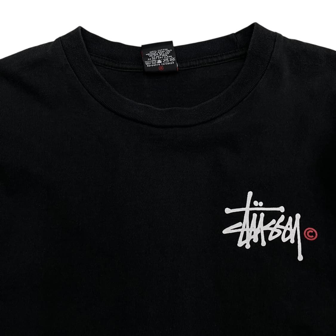 스투시 블랙 반팔 M 상품이미지5