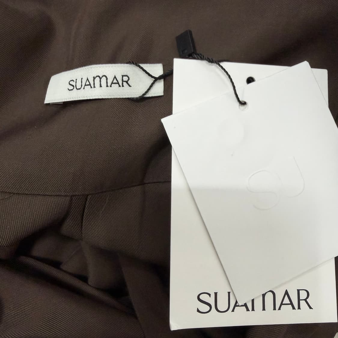SUAMAR (수아마르) 오픈카라 투웨이 오버핏 셔츠 (새상품) 상품이미지8