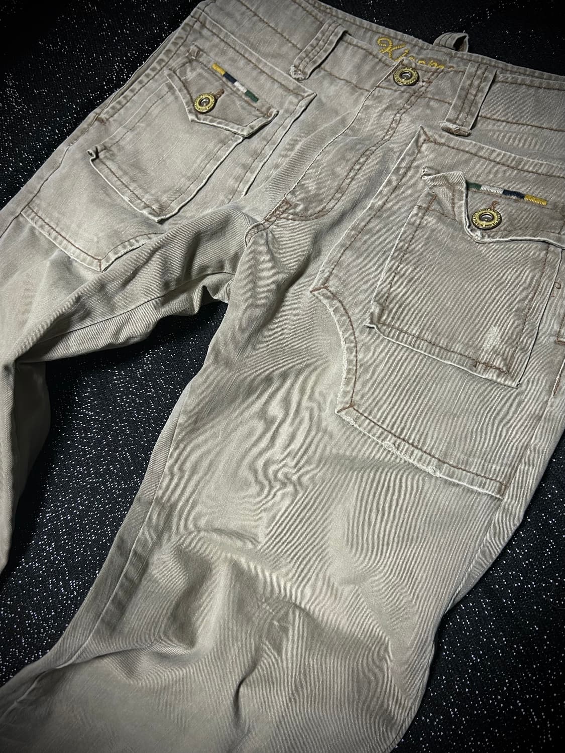 2000s JPN 키스마크 부츠컷 데님팬츠 상품이미지2