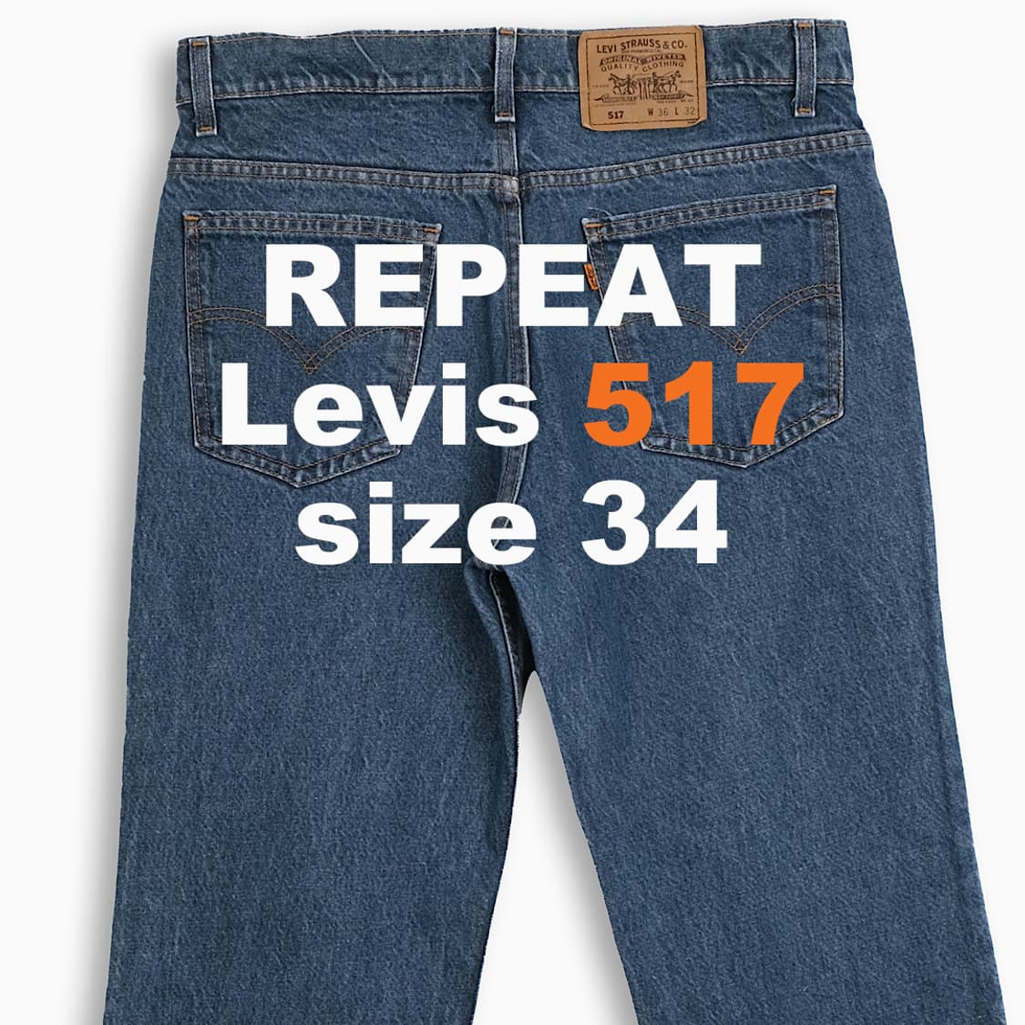 리바이스 517 오렌지탭 90s USA 34 인치 OR51736207 상품이미지1