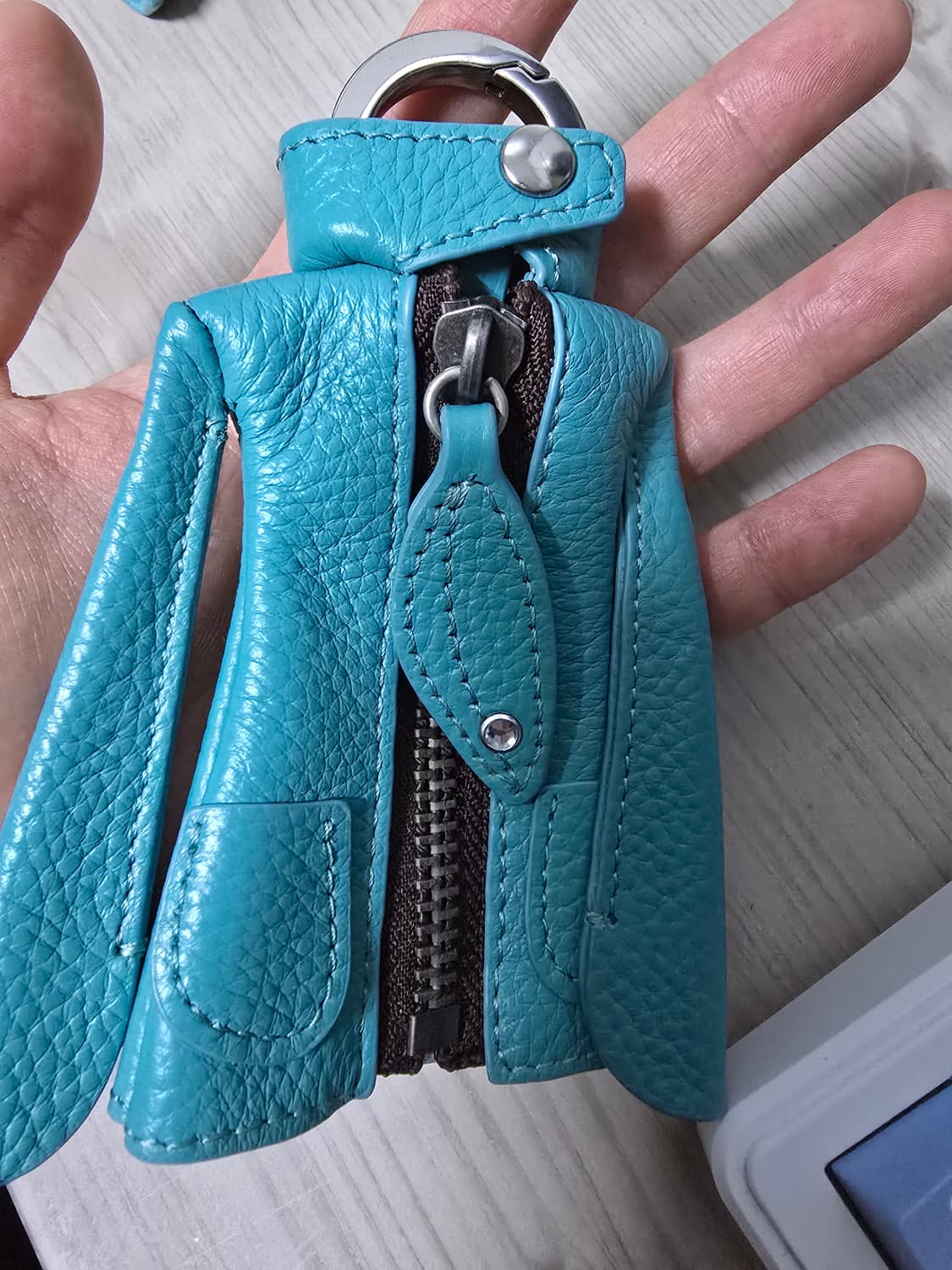 (초레어) 유키코 하나이(Yukiko Hanai) 정품 가죽 재킷 키홀더 상품이미지6