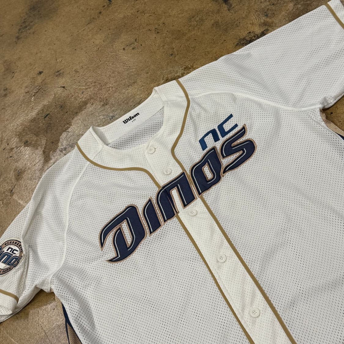 [110] 윌슨 NC 다이노스 야구 유니폼 화이트 b17 상품이미지1