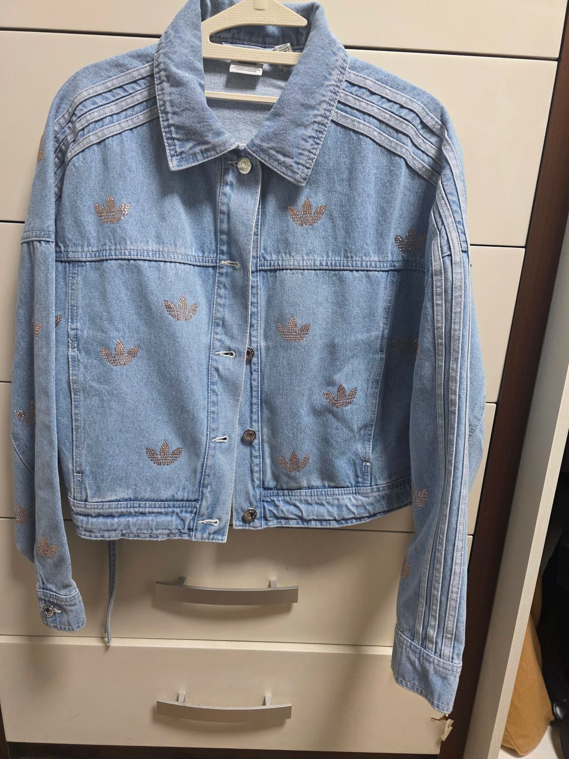 아디다스 라인스톤 청자켓 jn3021 상품이미지4