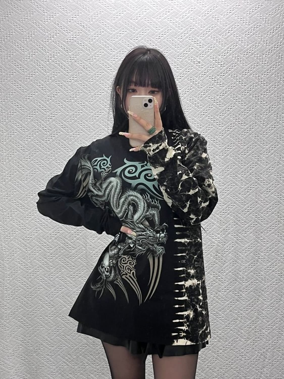 SURVIVORS 올드스쿨 펑크 고딕 롱슬리브 L C09870 상품이미지2