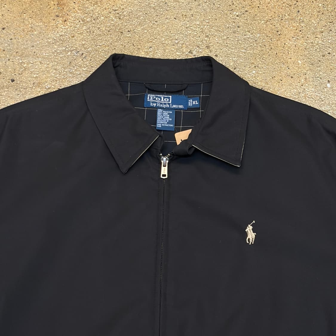 새상품급 미국 빈티지 폴로랄프로렌 블랙 스윙자켓 스윙탑 상품이미지2