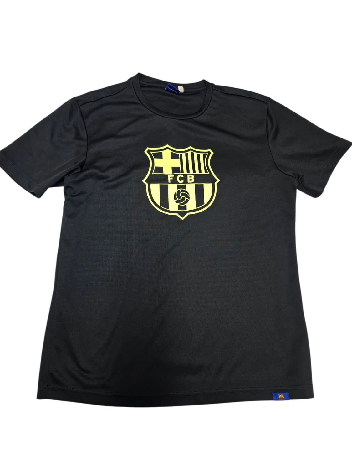 FC 바르셀로나 메쉬 반팔 티셔츠 블랙 xl 상품이미지1