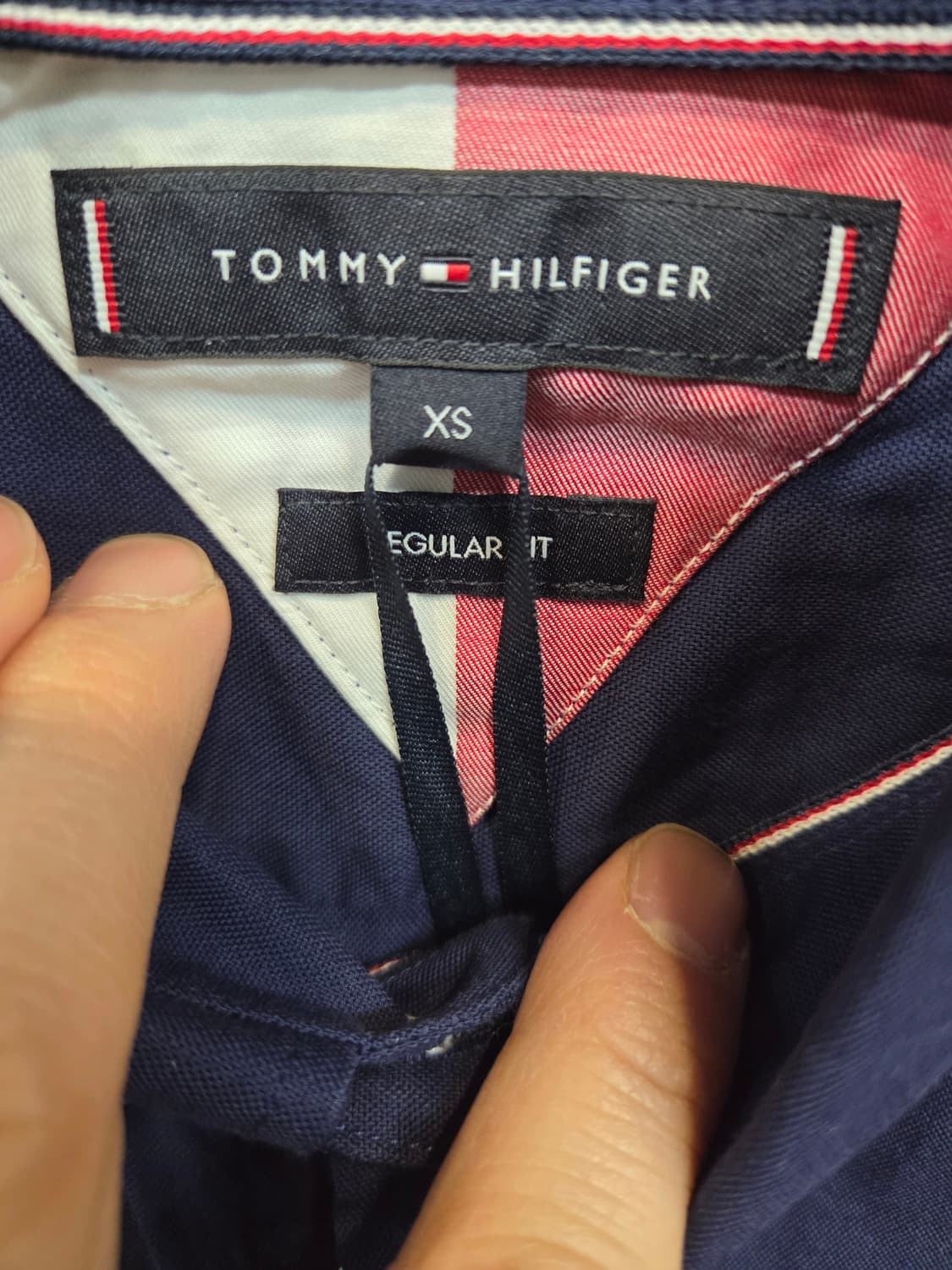 타미힐피거 린넨 느낌 셔츠긴팔 xs 레귤러핏  상품이미지3