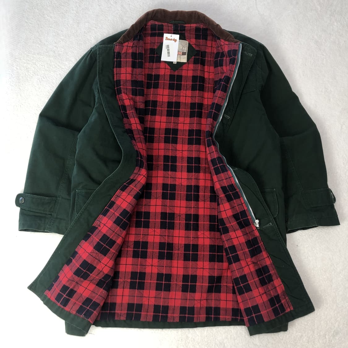 크릭스 체크 라이닝 헌팅자켓  상품이미지2