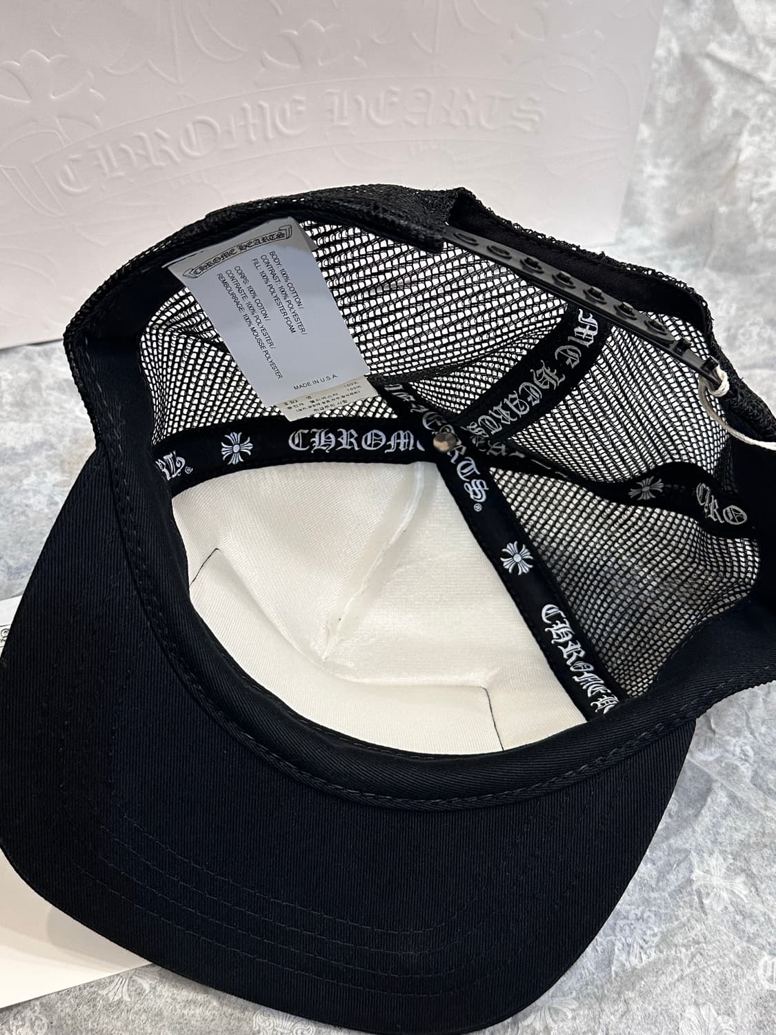 크롬하츠 트러커 캡 fuck 화이트 상품이미지4