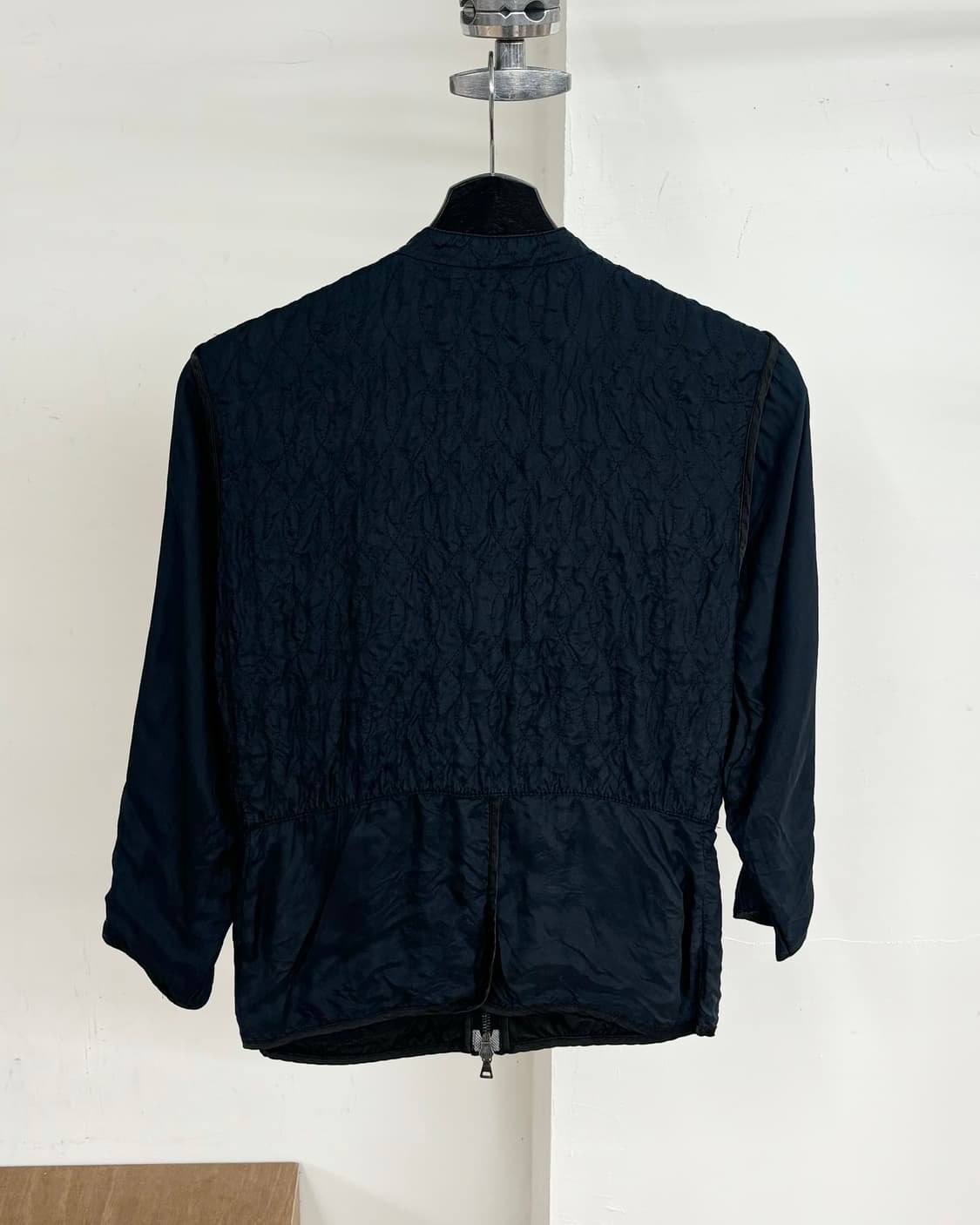 프라다 네이비 퀼팅 집업 자켓 상품이미지6