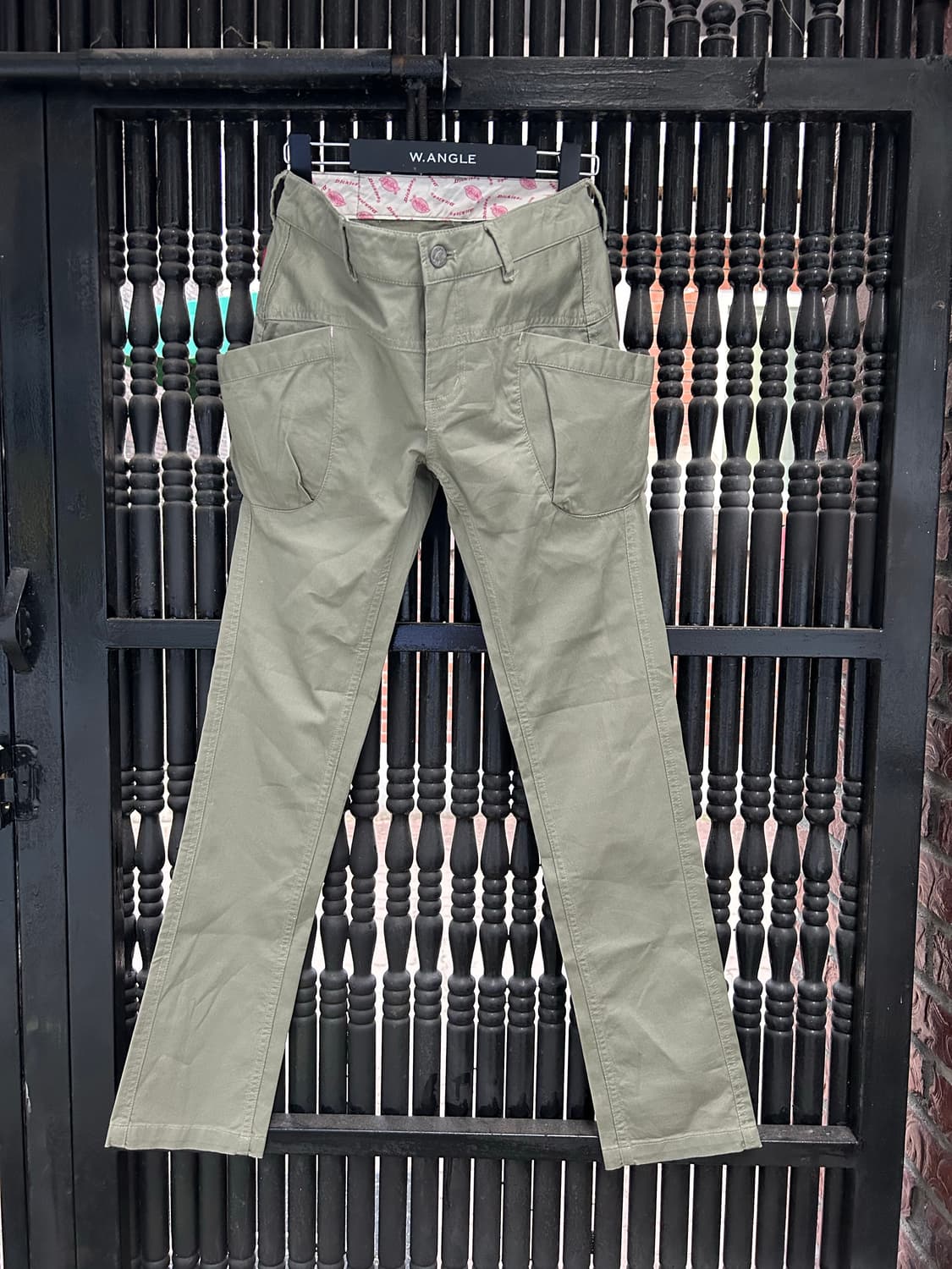 00s 디키즈 여성용   올리브 카키 빈티지 워크팬츠 상품이미지2