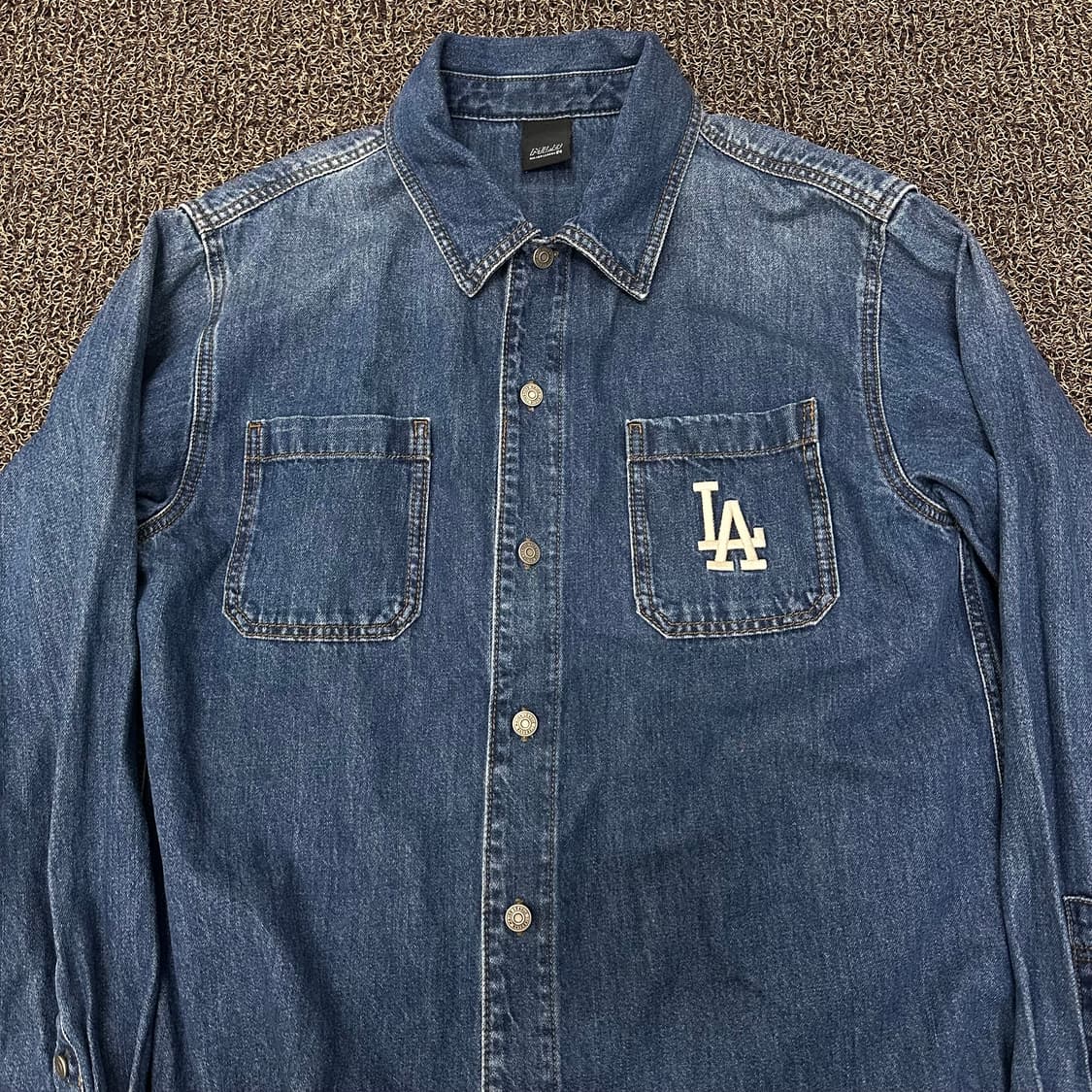 MLB 엠엘비 데님 청셔츠 자켓 95(M) 상품이미지2