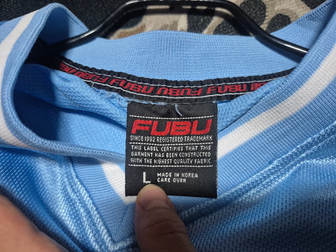 90's FUBU 후부 HARLEM 올드스쿨 힙합 풋볼 져지 L 상품이미지5