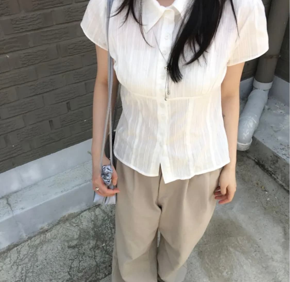 에이블리 여름 카라 블라우스 모리걸 상품이미지3