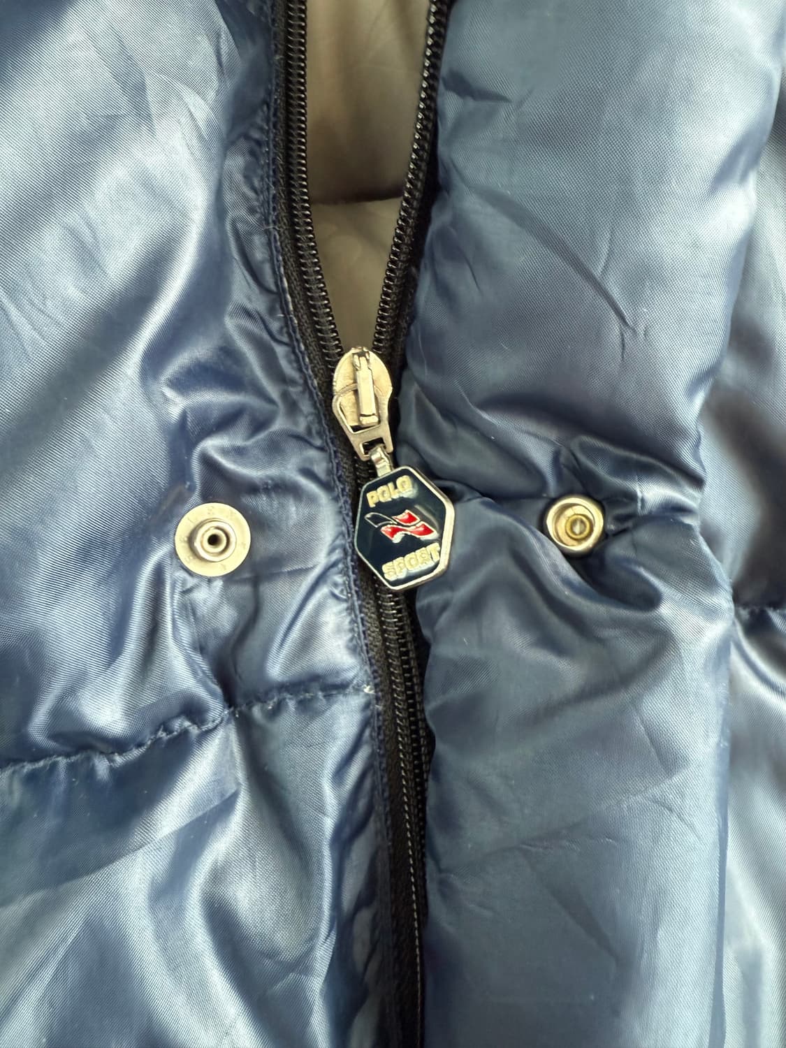 90-00s Polo Sport 폴로 랄프로렌 성조기 다운 푸퍼 패딩 상품이미지5