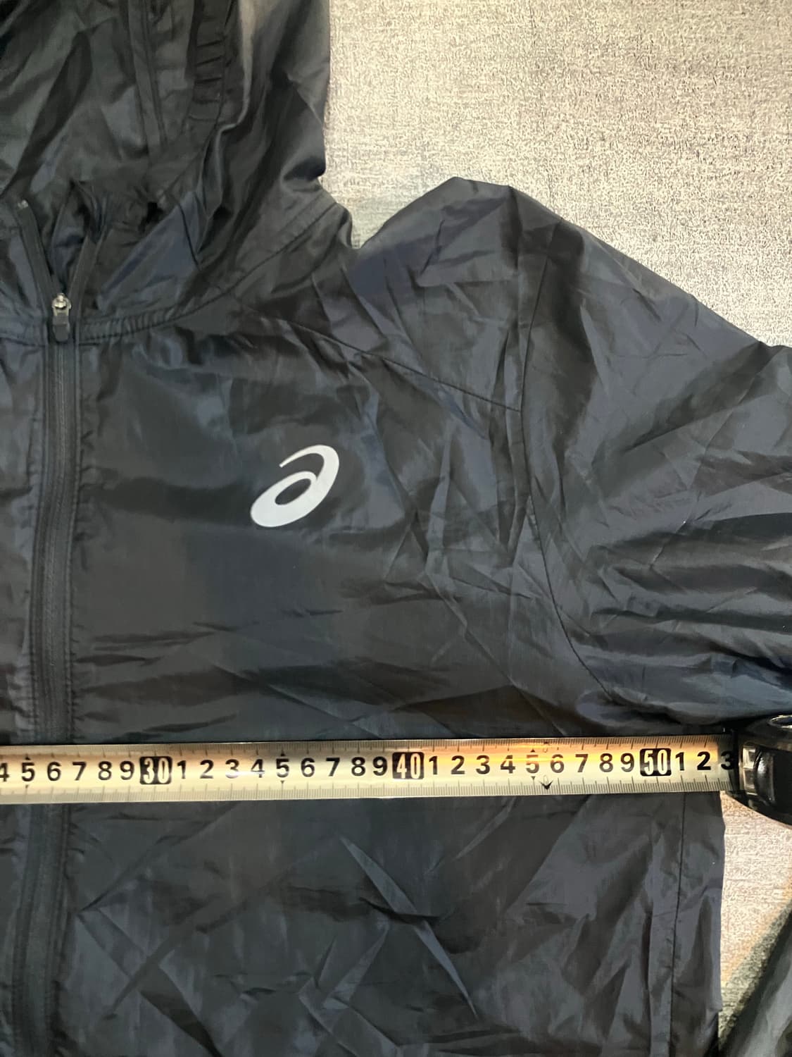 Asics 아식스 가슴로고 윈드스토퍼 바람막이자켓 상품이미지3