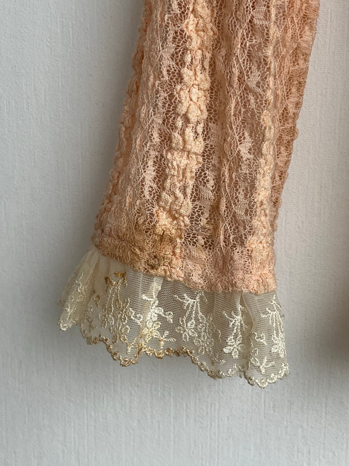 Vintage Peach Lace Cardigan 상품이미지5