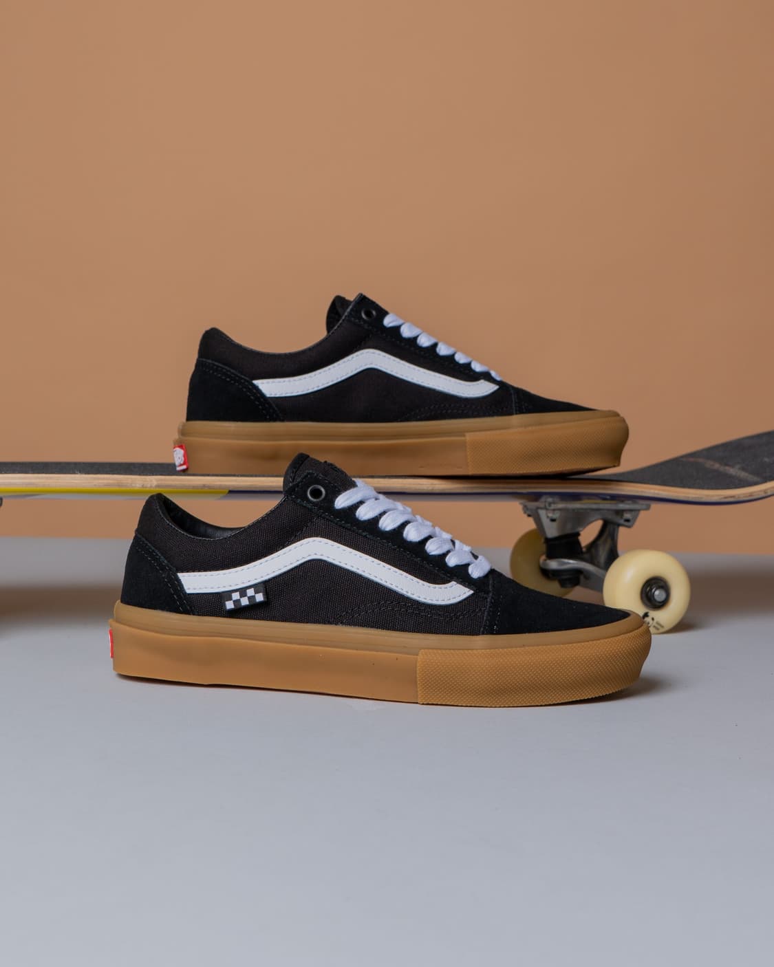 (300) 반스 스케이트 올드스쿨 블랙 검솔 상품이미지2