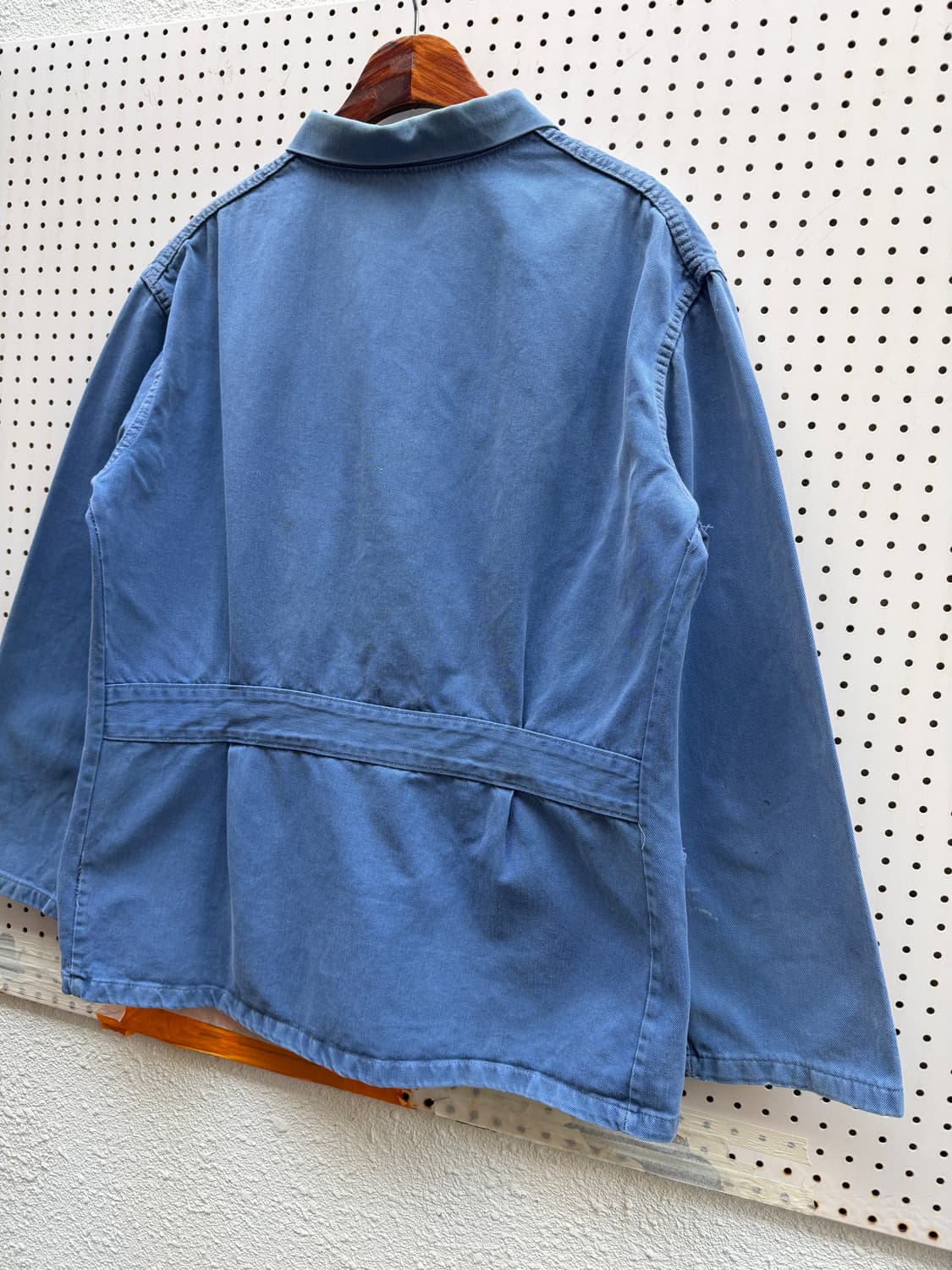 OLD VINTAGE BELTED LIGHT BLUE 프렌치워크자켓 상품이미지9