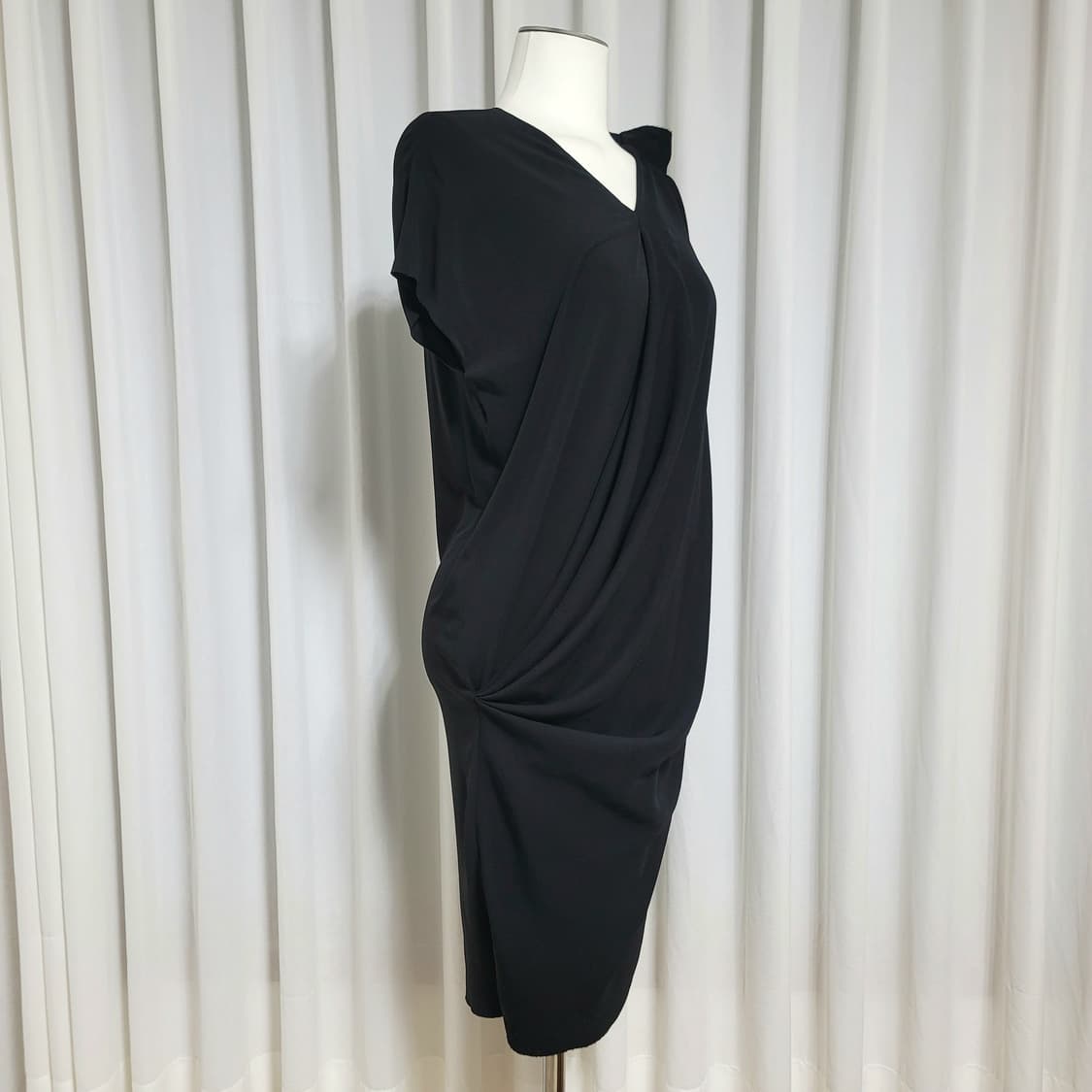 랑방 파리 언발란스 드레스 원피스 (55~날씬66) 상태최상 상품이미지2