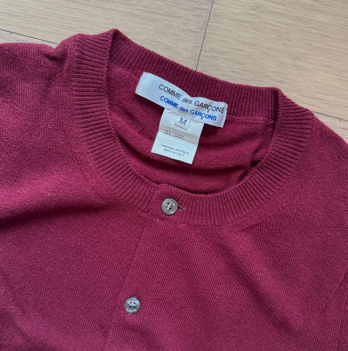 꼼데가르송 여성가디건 상품이미지3