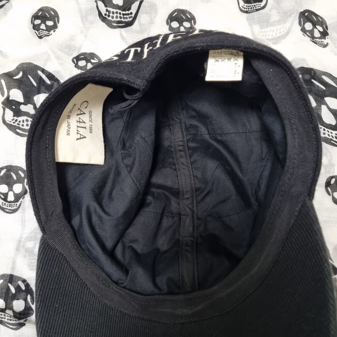 CA4LA aESTHETIC 비대칭 워크캡 블랙 상품이미지5