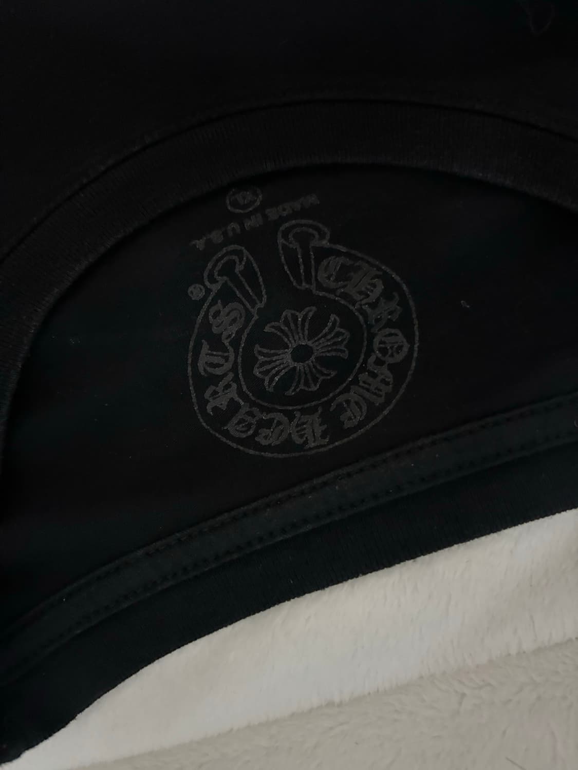 크롬하츠 홀스슈 로고 포켓 티셔츠 반팔 블랙 xl 상품이미지2