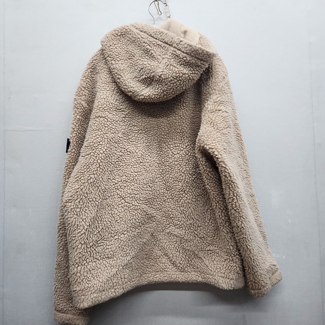 내셔널지오그래픽 후리스 와펜로고 풀 후드집업 XL 상품이미지4