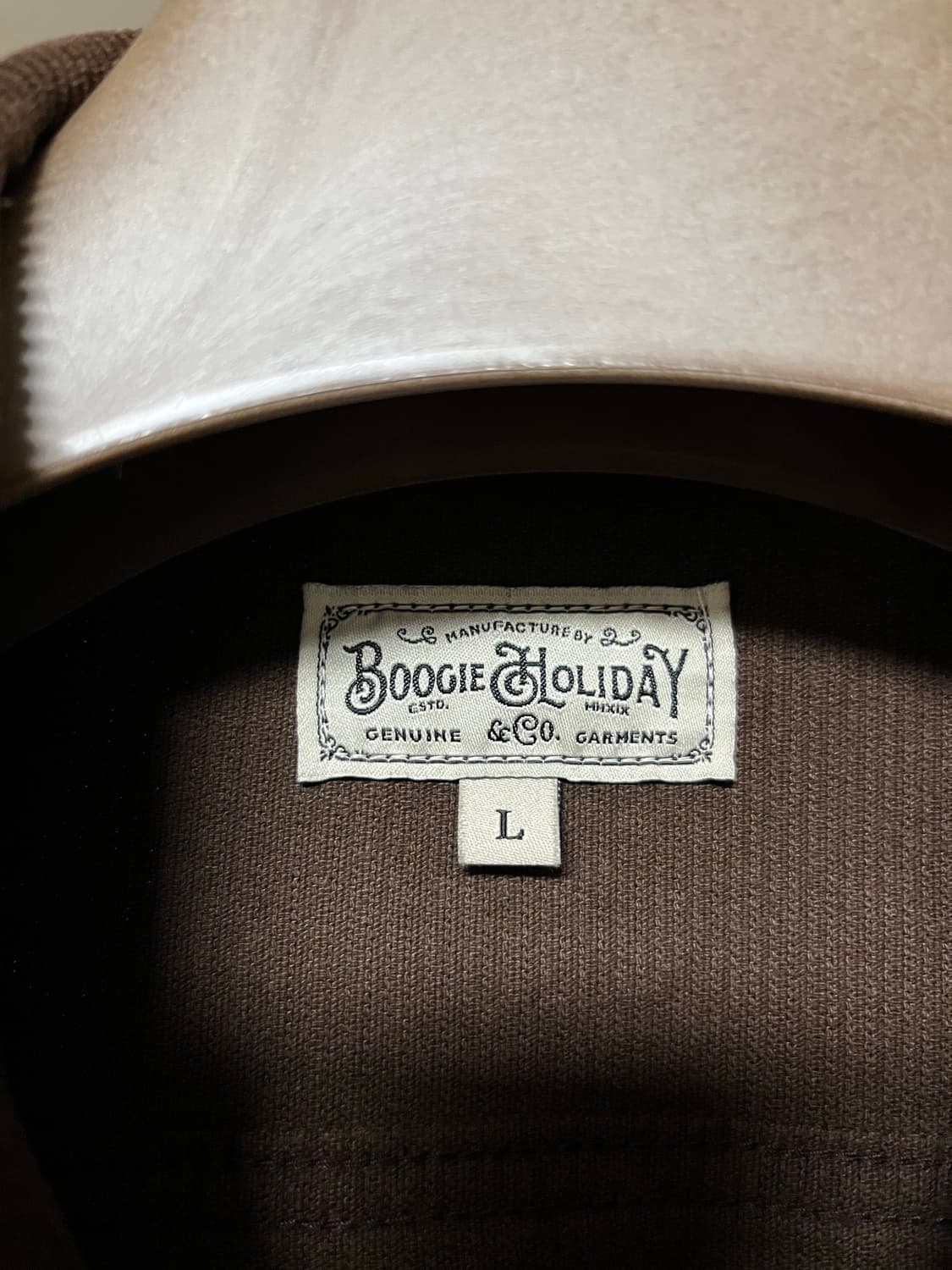 부기홀리데이 코듀로이 트러커자켓 (브라운) 상품이미지8