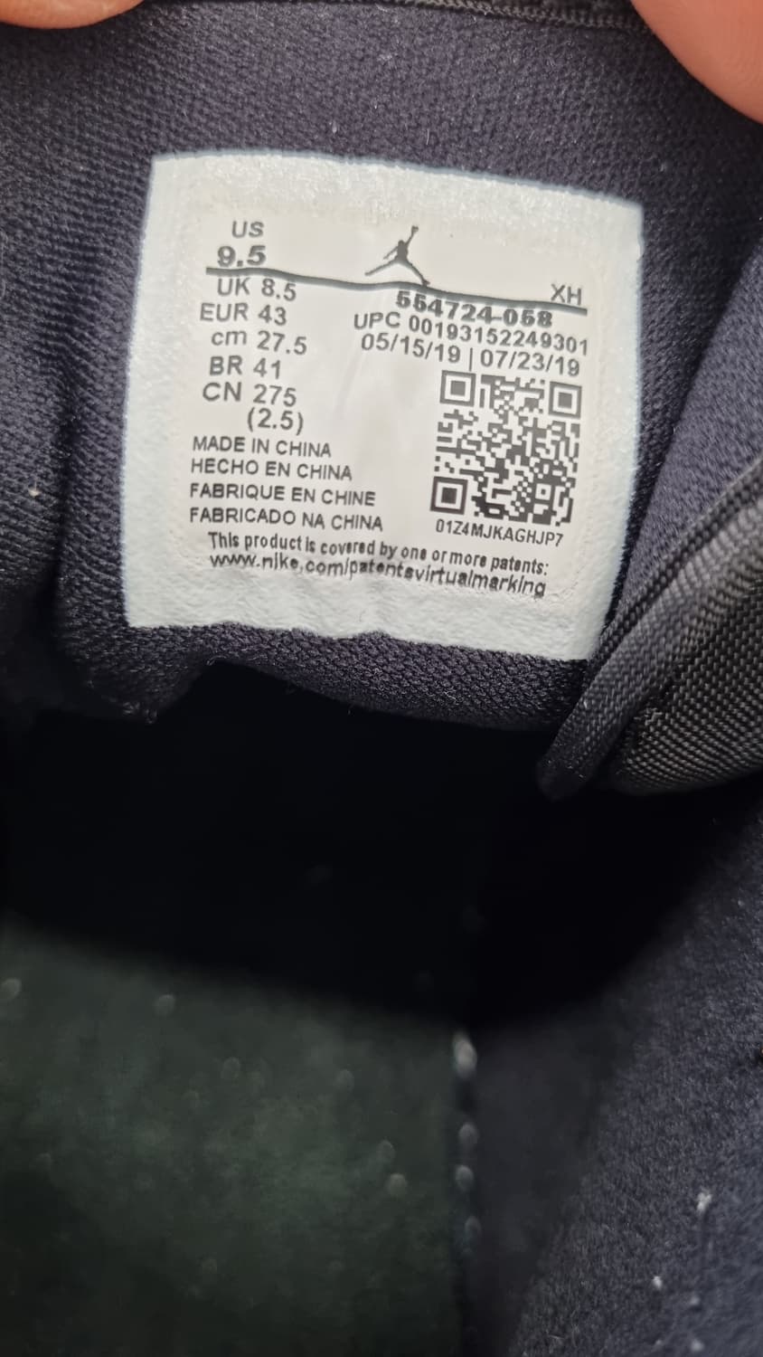 [정품] 에어 조던 1 미드 쉐터드 백보드 - 275 사이즈 상품이미지8