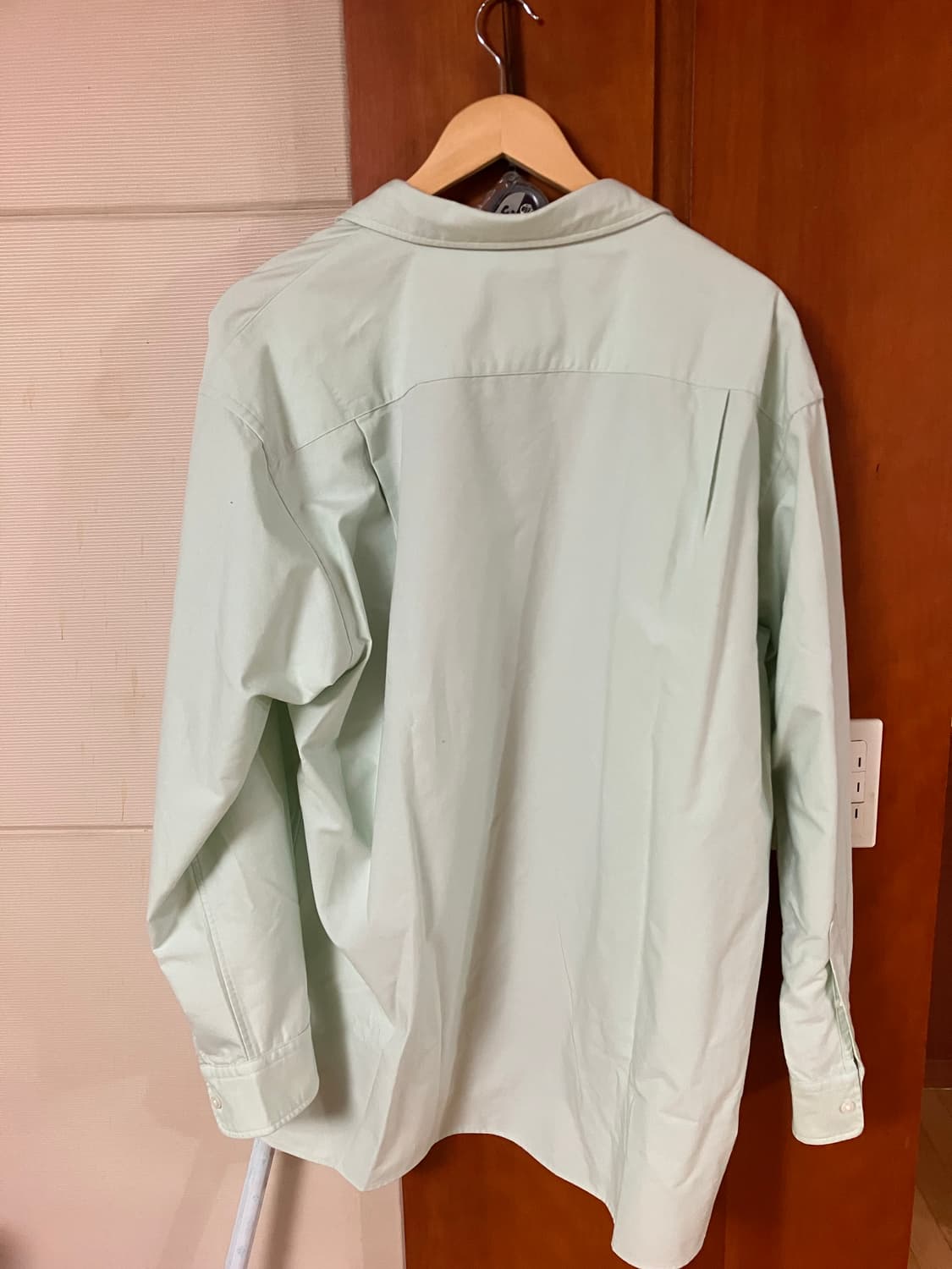 유니클로 JWA 옥스포드셔츠 XL 그린 상품이미지5