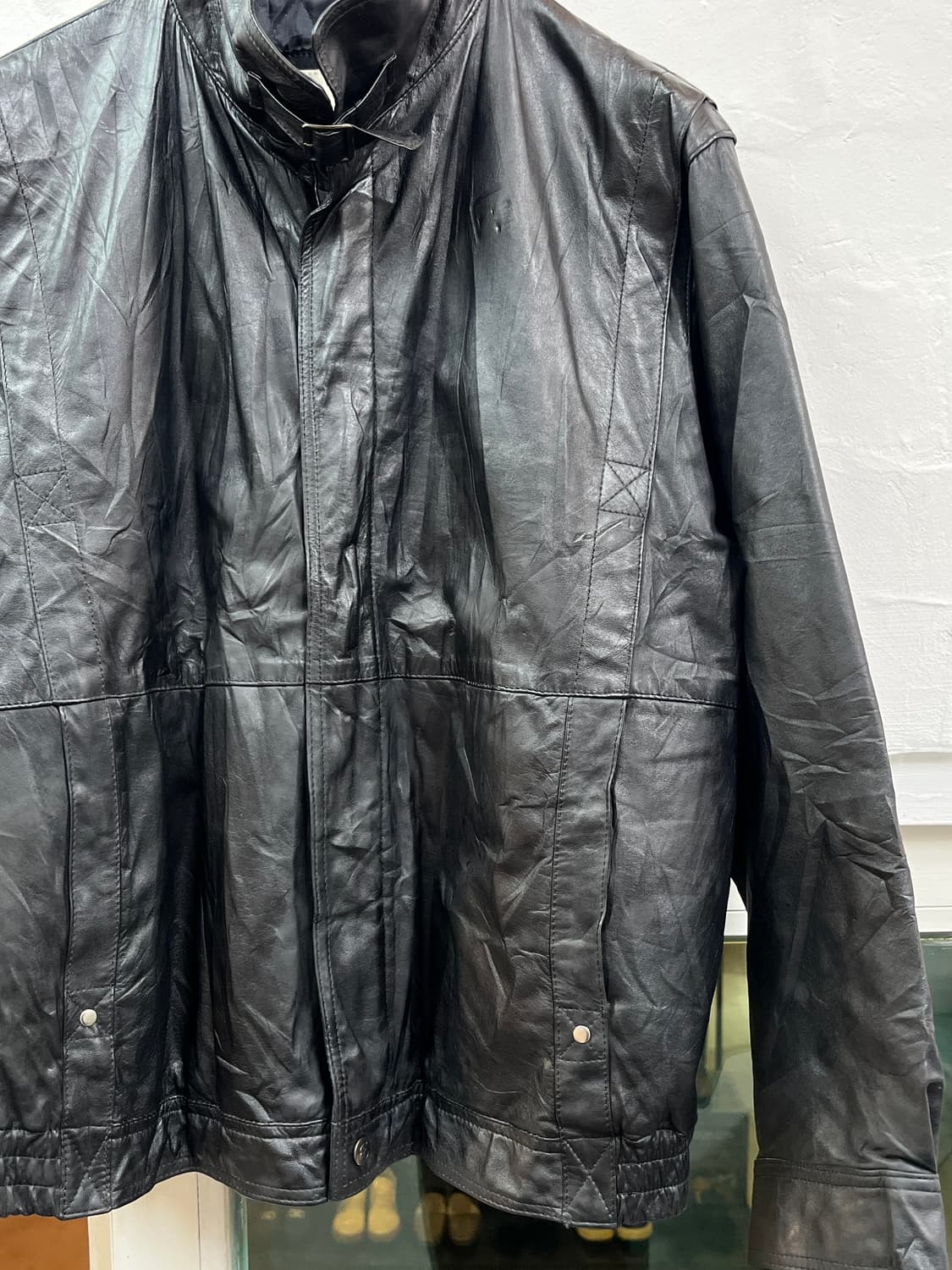 Elite MADE IN JAPAN 가죽자켓 블랙 LLL 상품이미지4