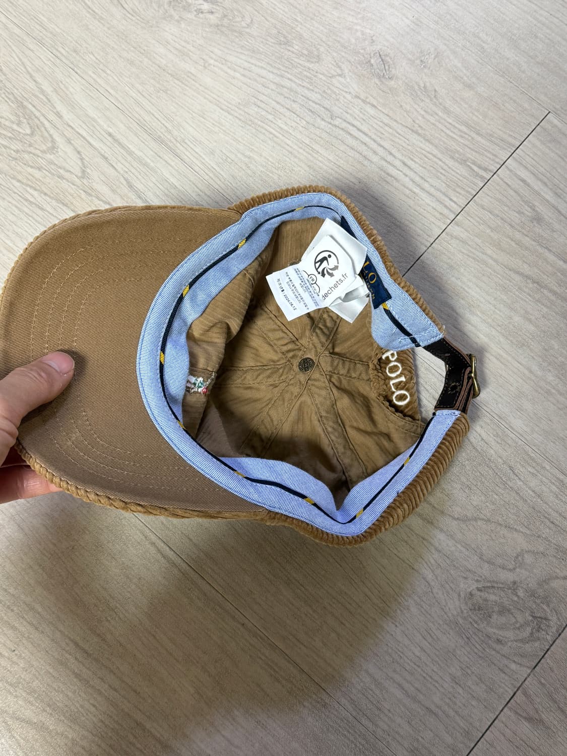 폴로 코듀로이 볼캡 팝니다. 상품이미지2