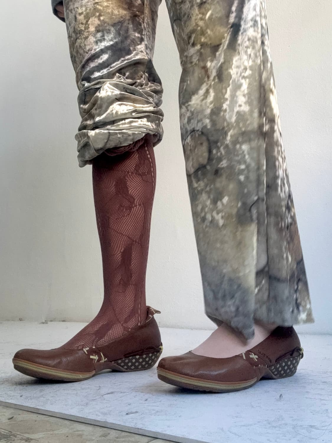 Merrell 가죽 브라운 플랫슈즈 상품이미지1