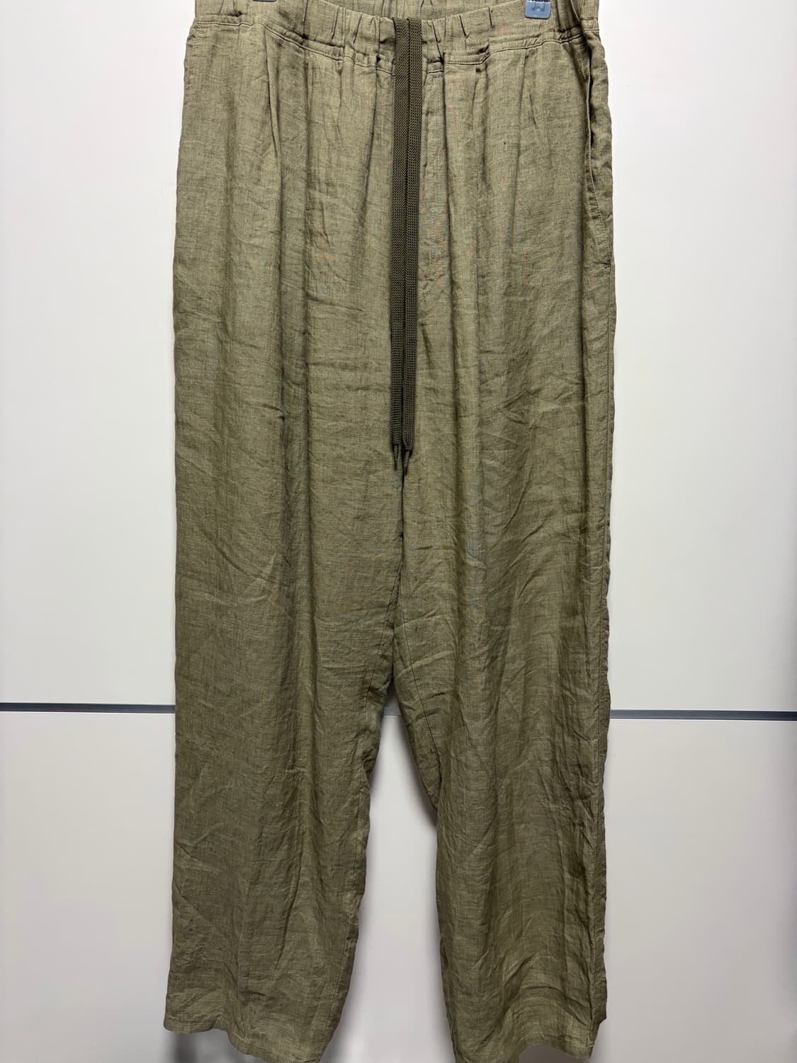 일레브 Yleve 25ss 린넨 포플린 트라우저 khaki 상품이미지1