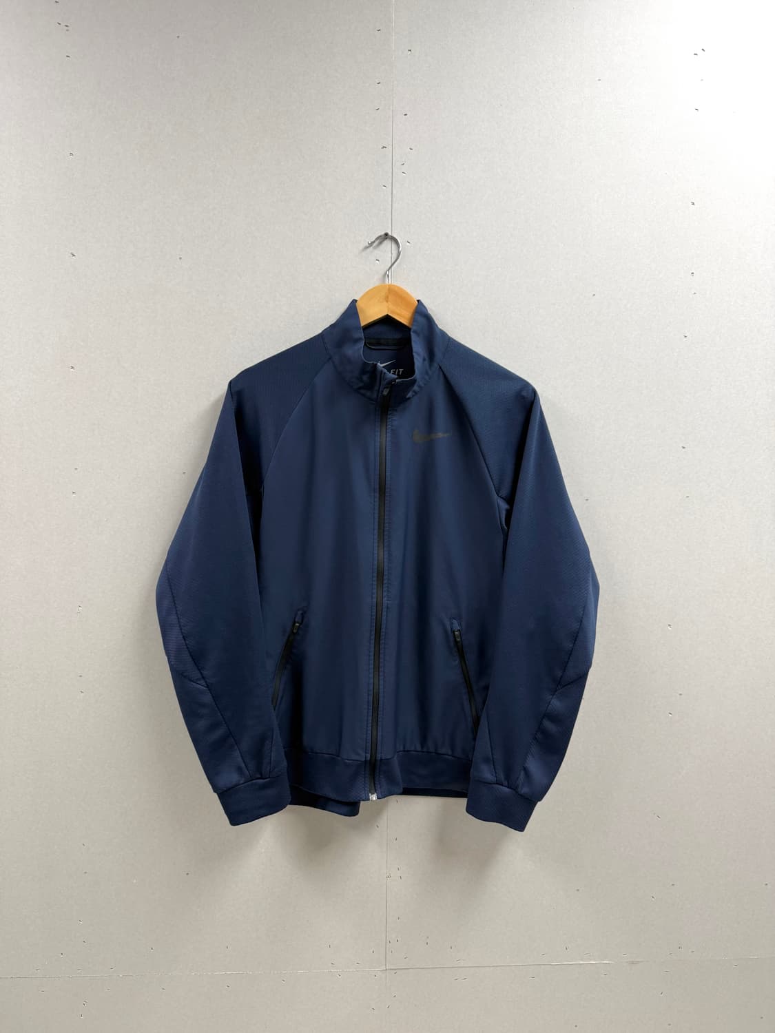 남성 100 L / 나이키 드라이핏 트레이닝 집업 네이비 상품이미지1