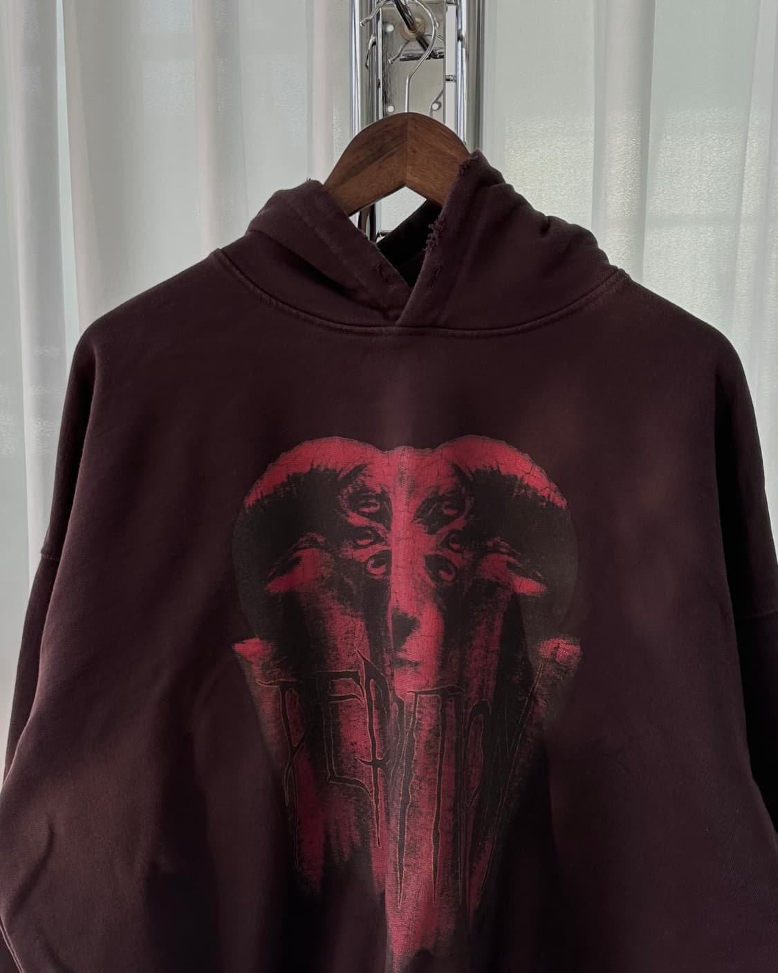 [L-XL]언더마이카 퍼디션 오글레베일 후드 옥스 블러드 22FW 상품이미지3