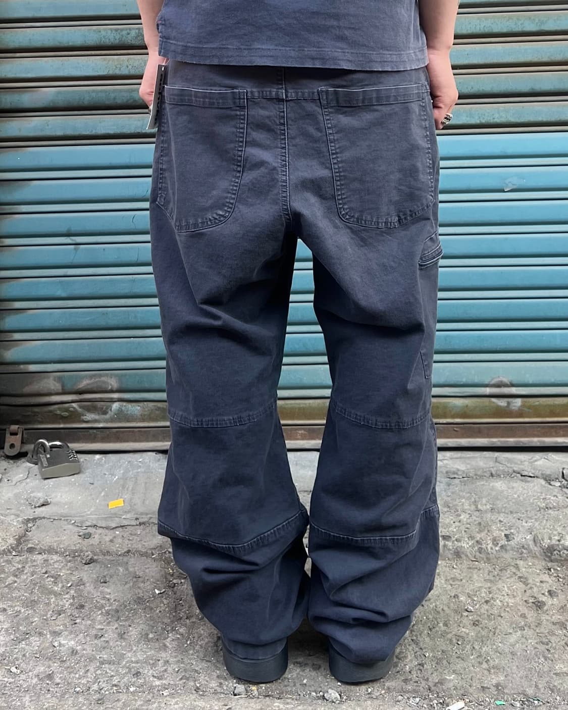 oxylane faded double knee work pants 상품이미지2