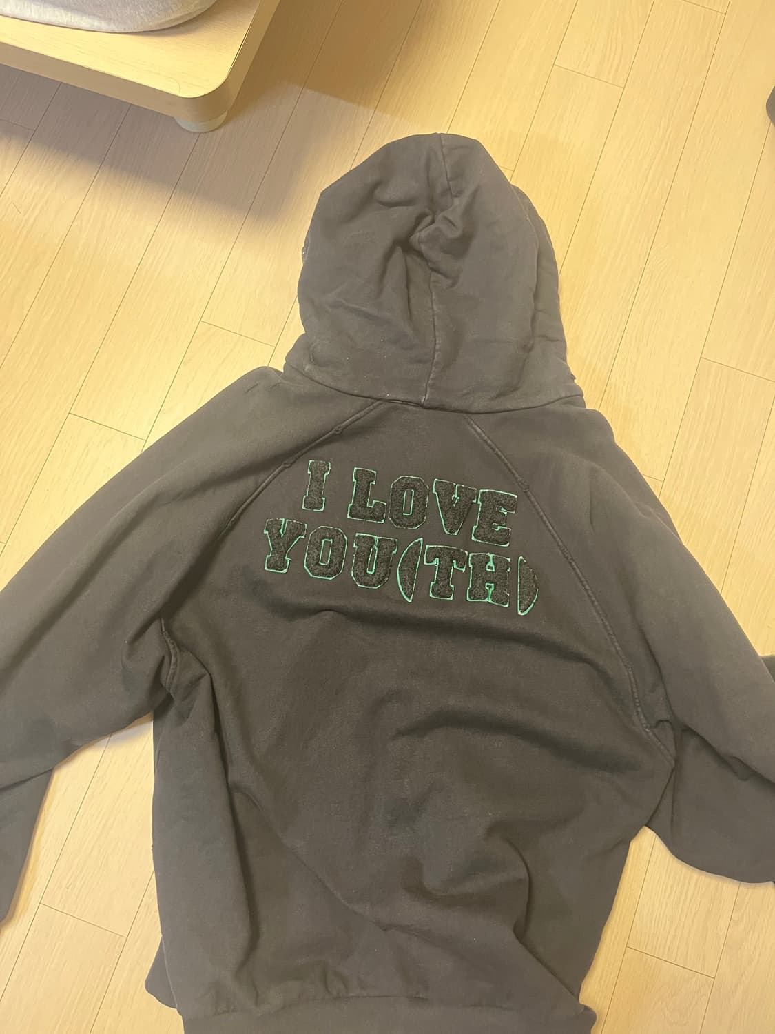 급처 L) 라프시몬스 후드 집업 상품이미지4