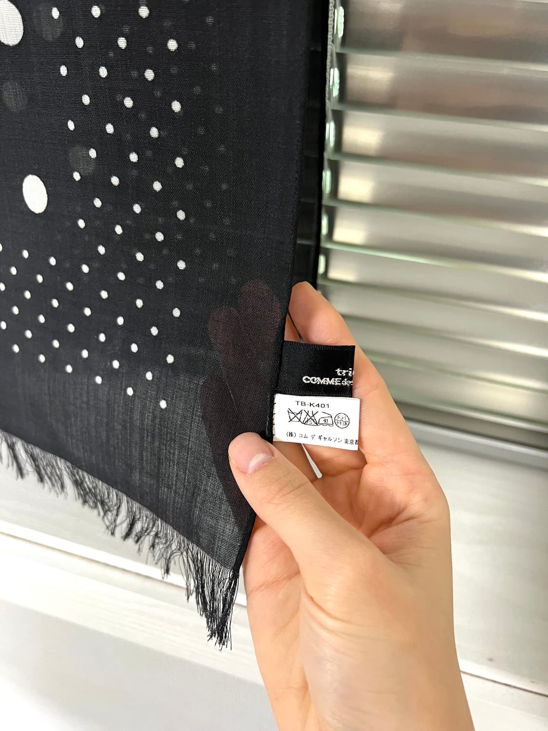 COMMEdesGARCONS tricot-DOT WOOL SCARF 상품이미지9